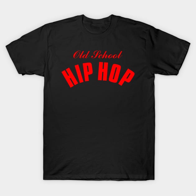 Old School Hip Hop Red T-Shirt by Tee4daily